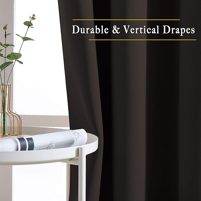 NICETOWN Blackout 102 inch Curtains