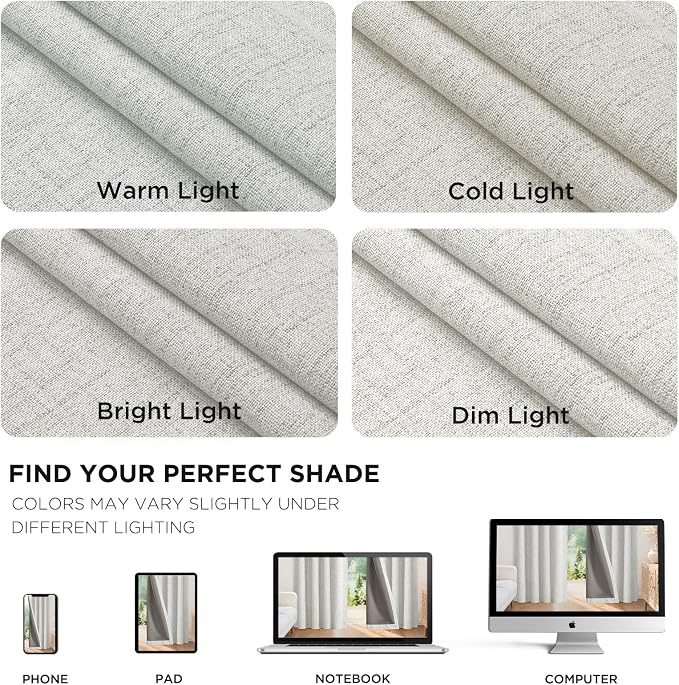 Joydeco Blackout Curtains for Bedroom