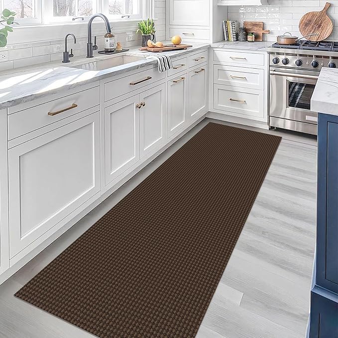 KOZYFLY Runners for Hallways 2x7 ft Washable Kitchen Runner Non Slip Rubber