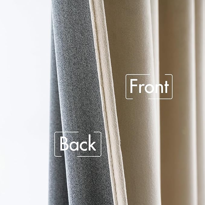 MIULEE Velvet Curtains 90 inches