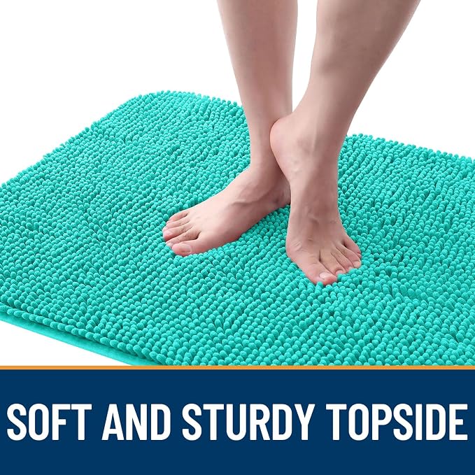 OLANLY Dog Door Mat for Muddy Paws 47x17, Absorbs Moisture and Dirt, Absorbent