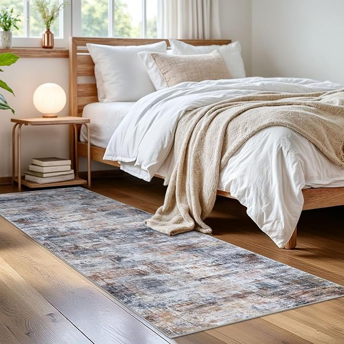 IOHOUZE Abstract Runner Rug 2x6 Ft Washable Runners