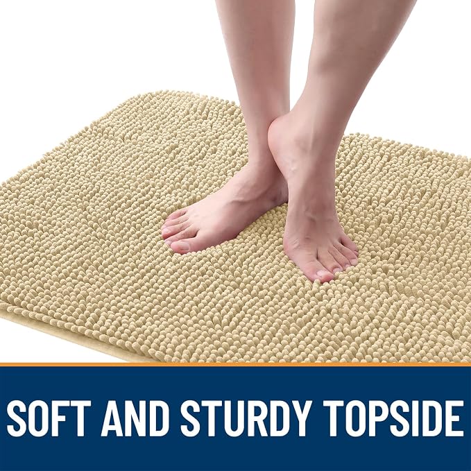 OLANLY Dog Door Mat for Muddy Paws 70x35, Absorbs Moisture and Dirt, Absorbent