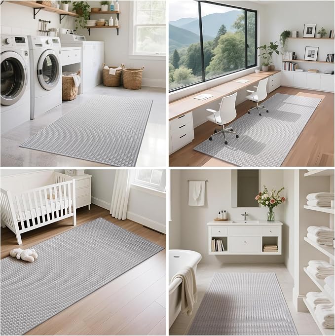 YDKGL Boho Washable Area Rugs 5x7 ft, Non Slip Area Rug