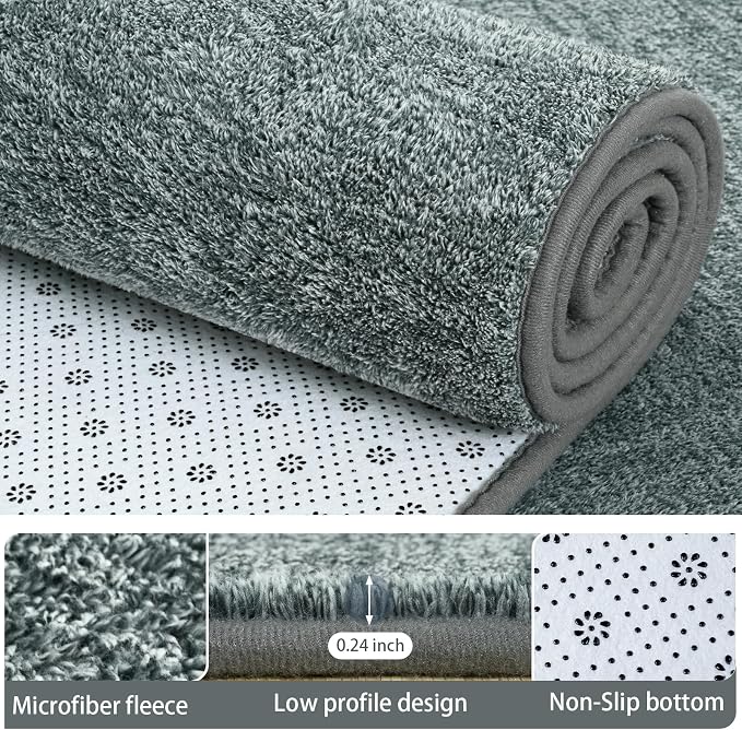 AROGAN Small Washable Area Rugs