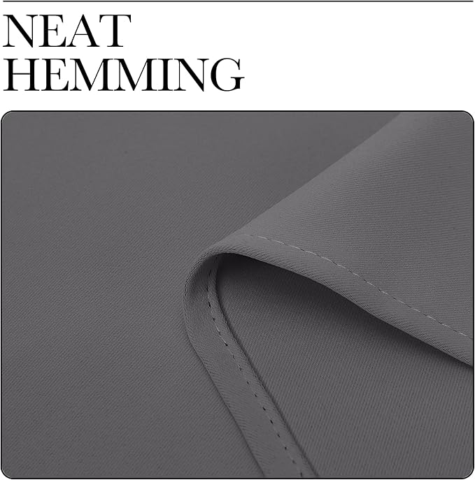 NICETOWN Bedroom Curtains Blackout Drapery Panels, Three Pass Microfiber