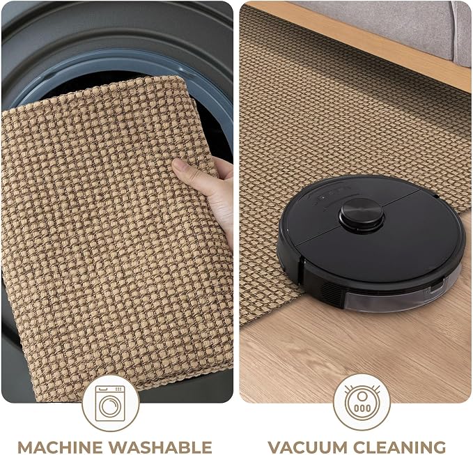 KOZYFLY Boho Runners for Hallways 2x8 ft Washable Kitchen Runner Non Slip