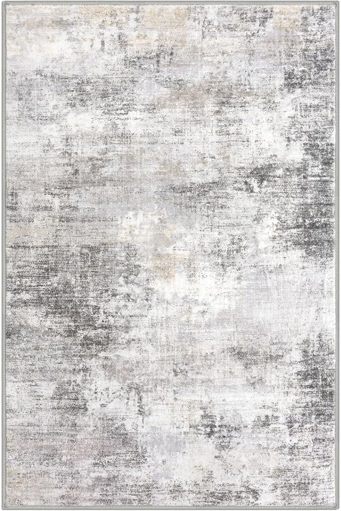 IOHOUZE Abstract Area Rugs and Runners Sets 2x6 and 3x5 Ft, Washable Entryway