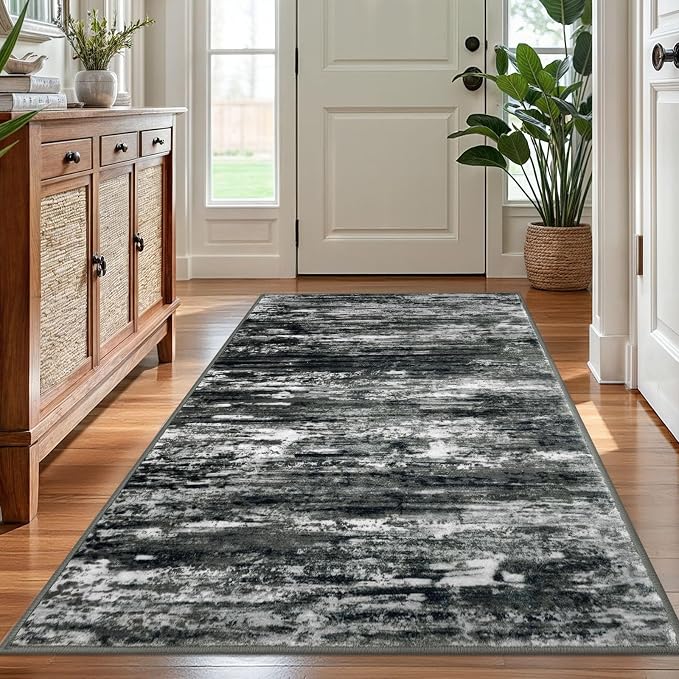 KOZYFLModern Abstract 4x6 Ft Washable Large Rugs