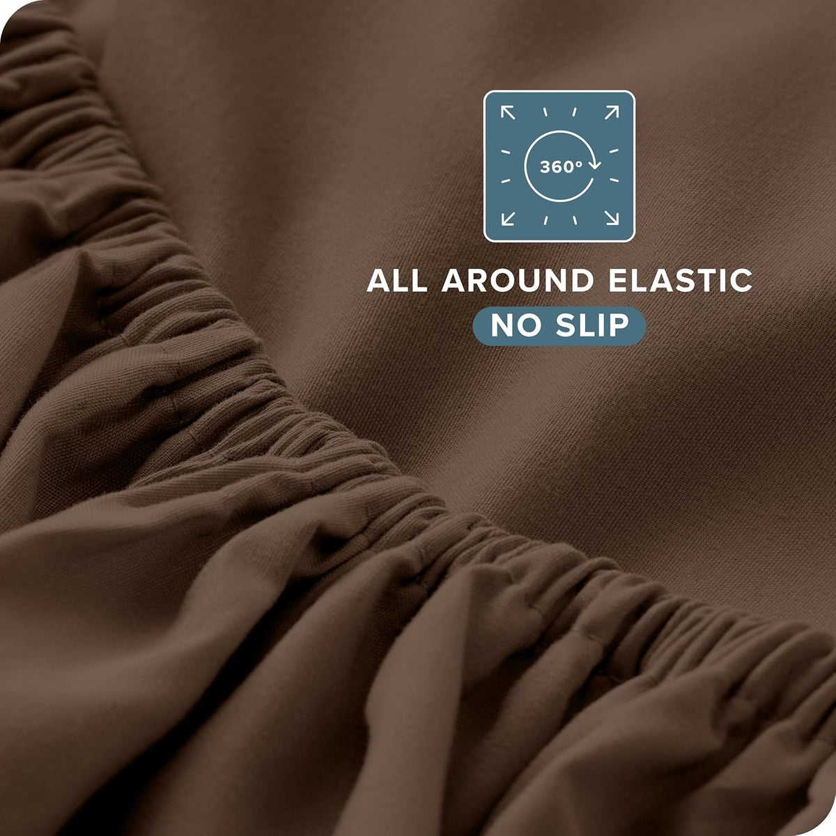 Bare Home Full Sheet Set - Luxury 1800 Ultra-Soft Microfiber Full Bed Sheets - Double Brushed - Deep Pockets - Easy Fit - 4 Piece Set - Bedding Sheets & Pillowcases (Full, Cocoa)