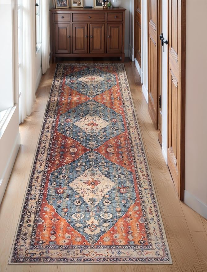 SERISSA Boho Washable Runner Rug