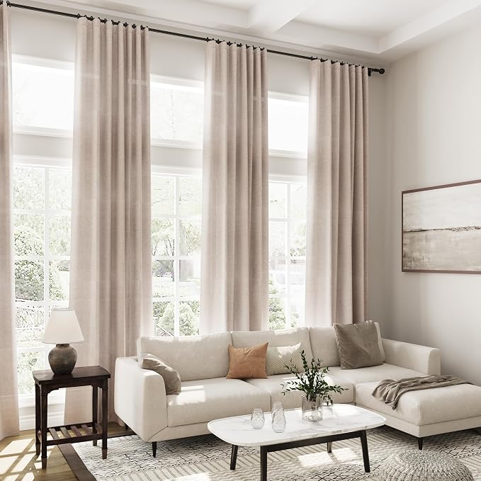 Extra Long Curtains 2 Panels 102 Inches Long