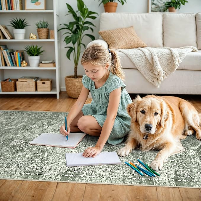 4x12 Washable Hallway Runner Rug