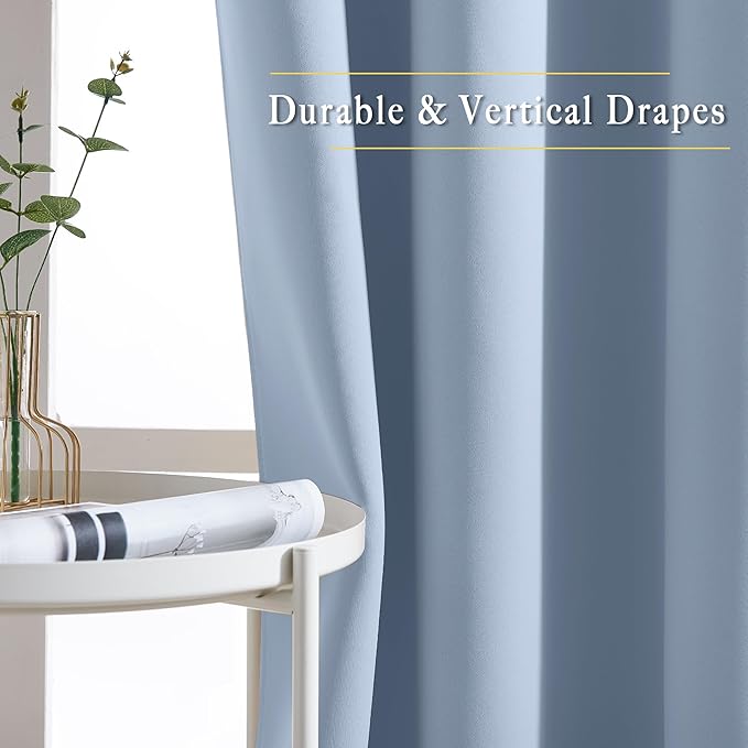 NICETOWN Blackout Curtains & Drapes 84 inch Long