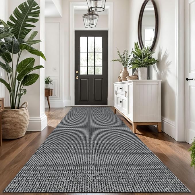 KOZYFLY Extra Long Runners for Hallways 3x14 ft Washable Kitchen Runner Non