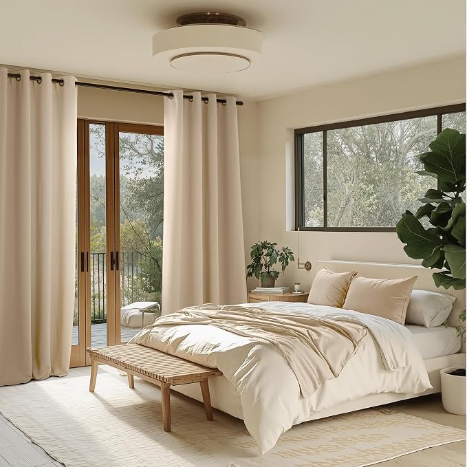 NICETOWN Biscotti Beige Light Blinds