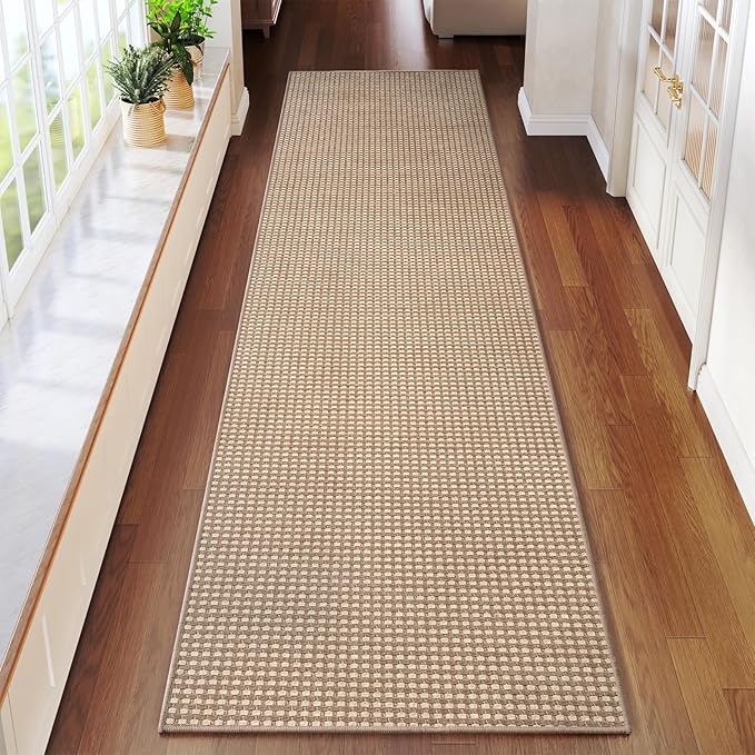 YDKGL 2x8 ft Hallway Runner Rug Extra Long Boho Woven Kitchen Runner Rugs Mat