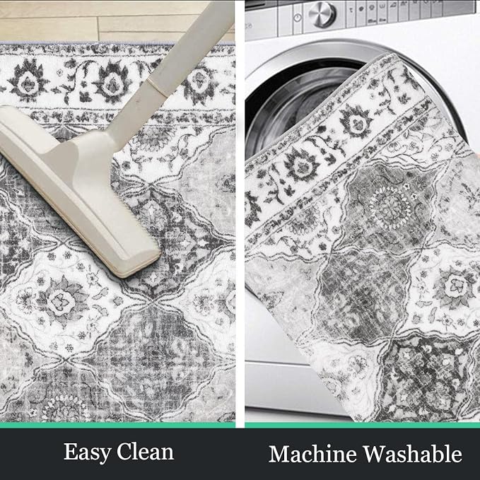 HEBE Washable Area Rug