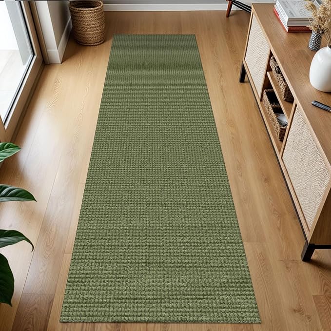 KOZYFLY Runners for Hallways 2x7 ft Washable Kitchen Runner Non Slip Rubber