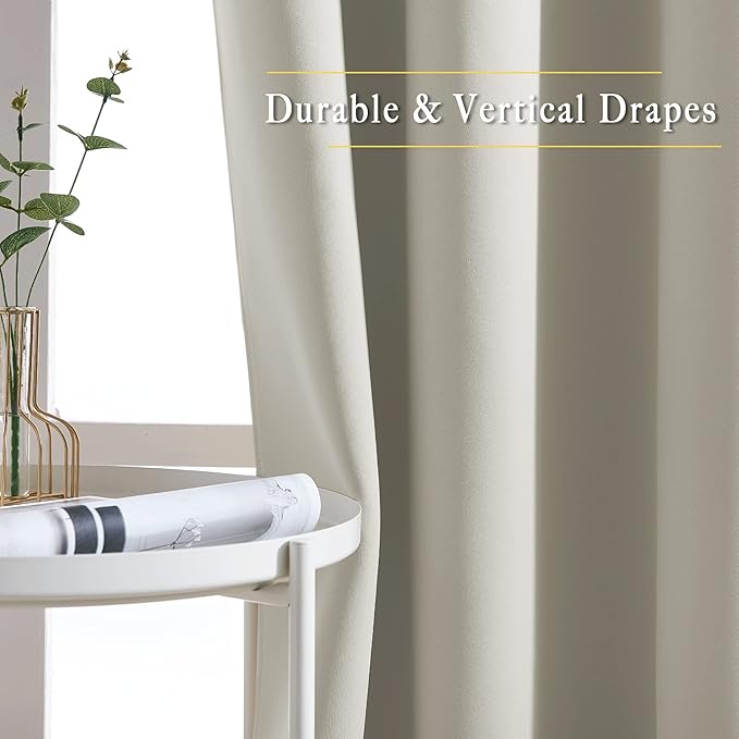 NICETOWN Blackout Natural Curtains