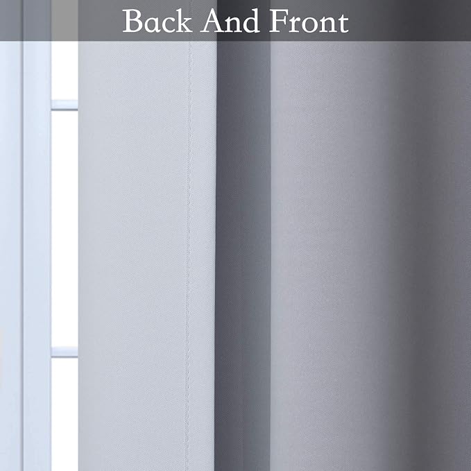 SimpleHome Ombre Room Darkening Curtains