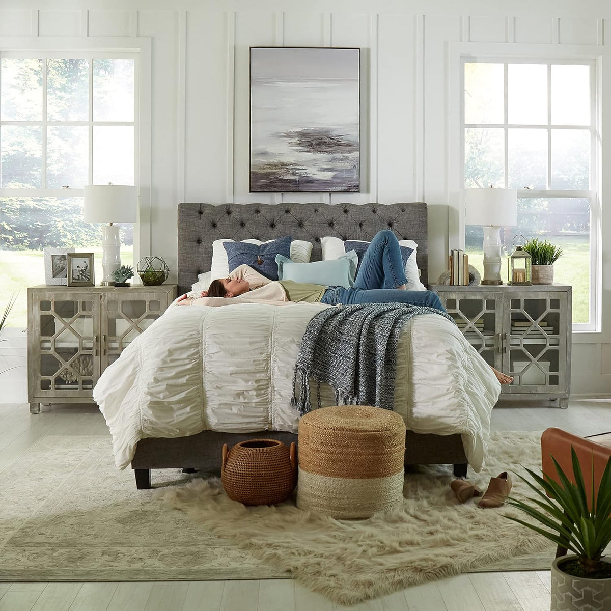 Kingsdown Passions Kelbrooke 16" Ultra Plush Euro Pillow Top Hybrid Mattress California King, Gel Memory Foam Layer Motion Isolation Quilted Top Premium Mattress