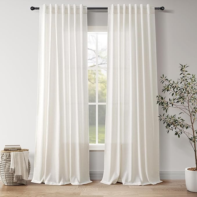 Nanspring Natural Linen Curtains