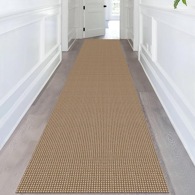 KOZYFLY Extra Long Runners for Hallways 2.6x14 ft Washable Kitchen Runner Non