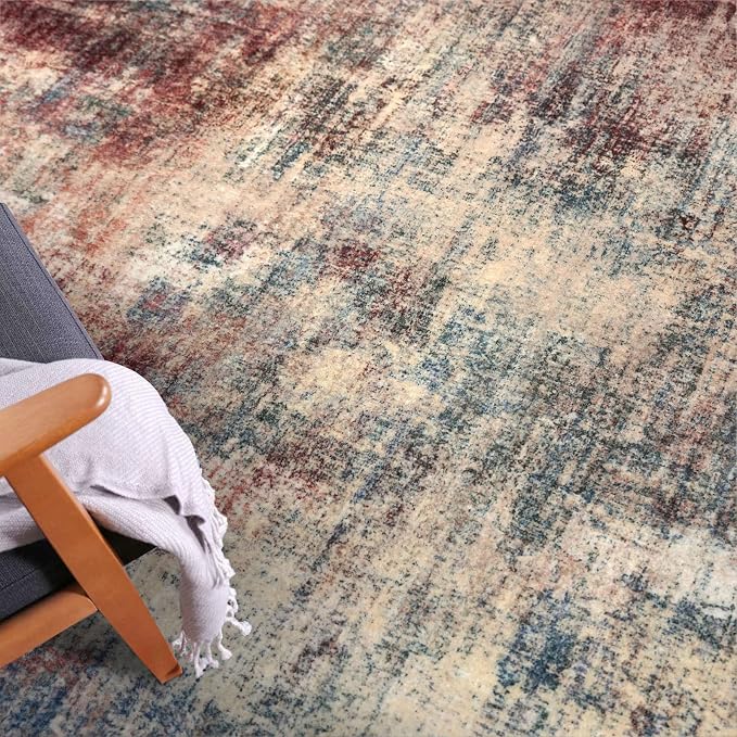 IOHOUZE Abstract Runner Rug 3x12 Ft Washable Runners