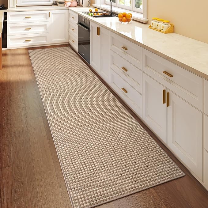 YDKGL 2x8 ft Hallway Runner Rug Extra Long Boho Woven Kitchen Runner Rugs Mat
