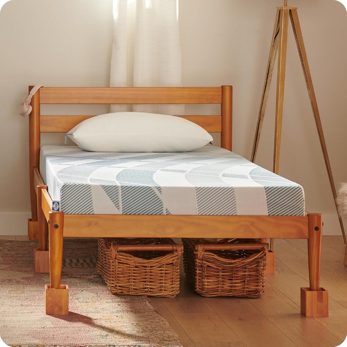 Sealy Dreamlife 6” Foam Mattress-in-a-Box, Twin XL, SealyComfort Gel Memory Foam, Surface-Guard Technology, Breathable Comfort