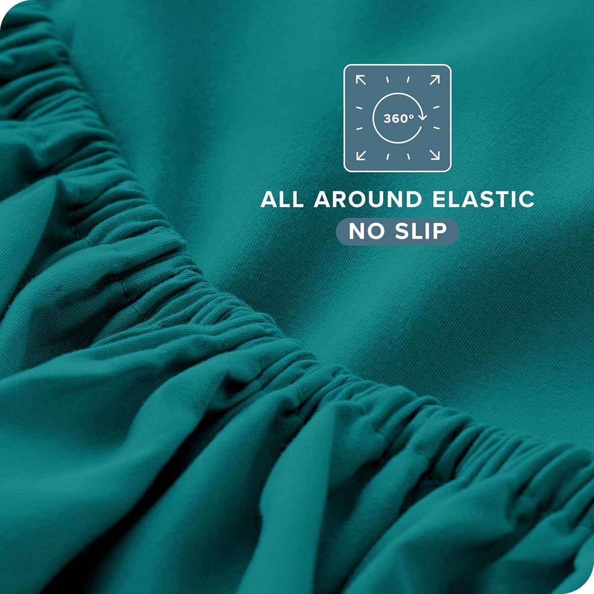 Bare Home Full Sheet Set - Luxury 1800 Ultra-Soft Microfiber Full Bed Sheets - Double Brushed - Deep Pockets - Easy Fit - 4 Piece Set - Bedding Sheets & Pillowcases (Full, Emerald)
