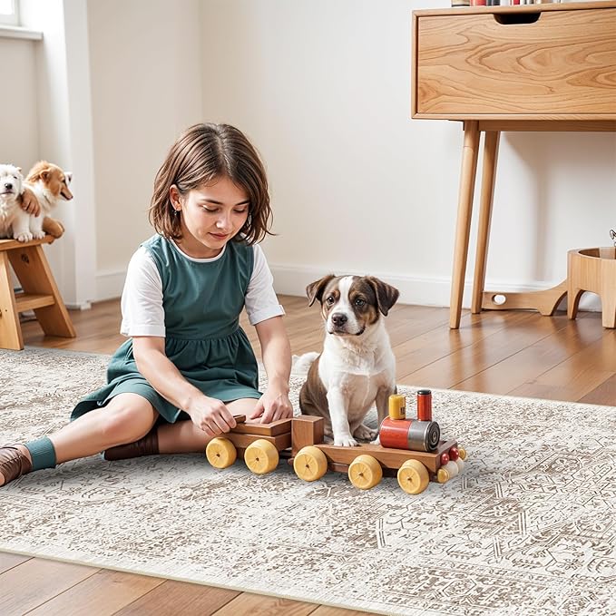 Washable 2'6''x16' Runner Rug