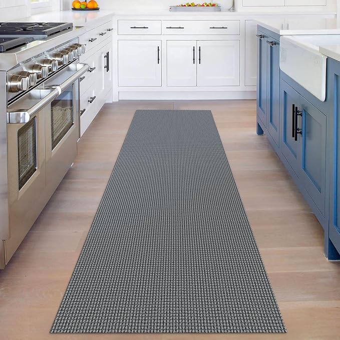 KOZYFLY Runners for Hallways 3x8 ft Washable Kitchen Runner Non Slip Rubber