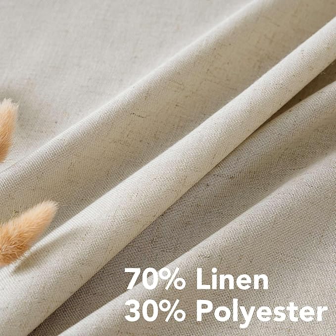 H.VERSAILTEX Living Room Linen Curtains