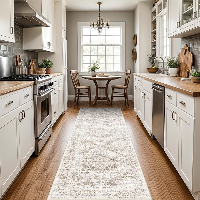 Washable 2'6''x8' Runner Rug