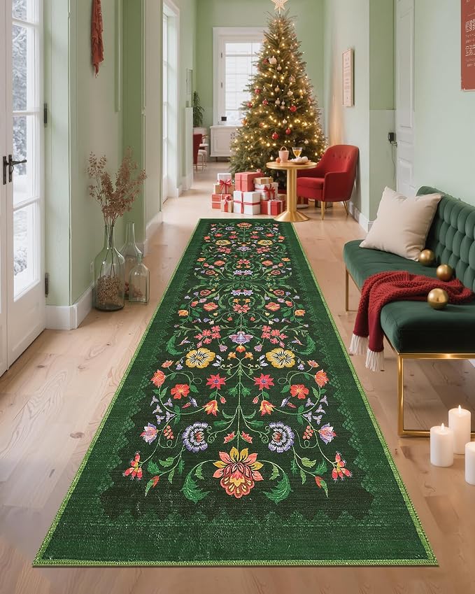 Protea Floral Rug 2.5x8 Runners