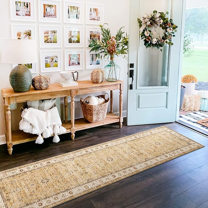 TOPRUUG Washable Runner Rug 2x7