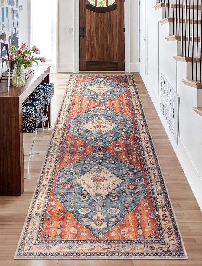 SERISSA Boho Washable Runner Rug