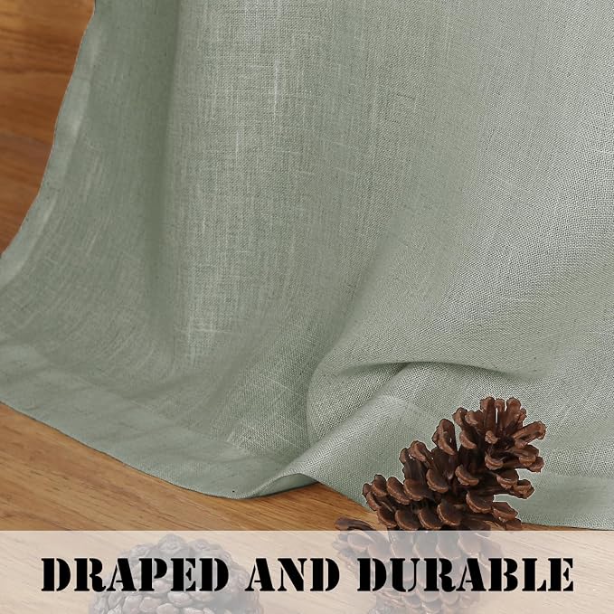 H.VERSAILTEX Living Room Linen Curtains