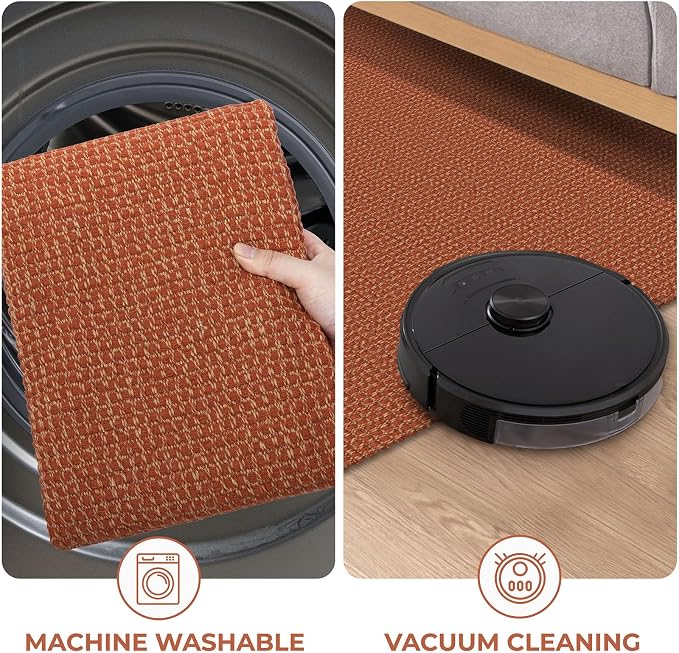 KOZYFLY Extra Long Runners for Hallways 3x18 ft Washable Kitchen Runner Non