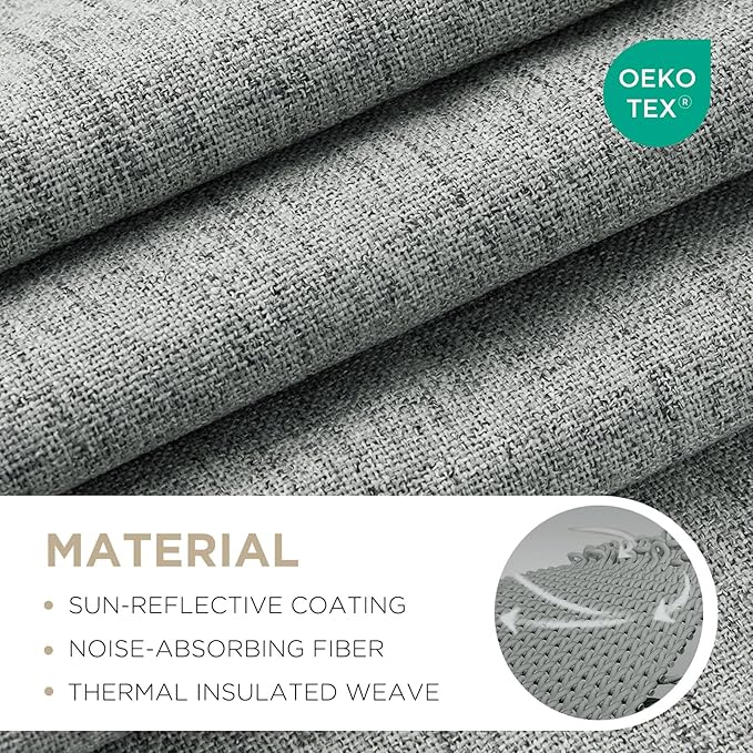 Joydeco Blackout Curtains for Bedroom