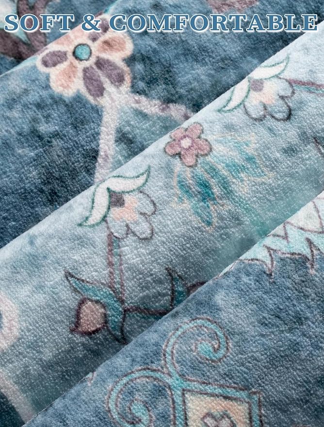 SERISSA Boho Washable Runner Rug