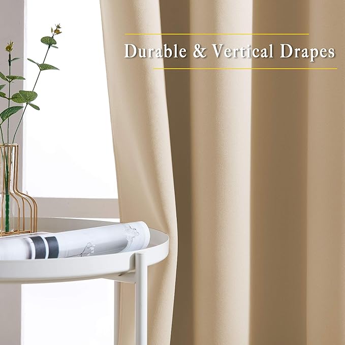 NICETOWN Blackout Draperies Curtains Panels