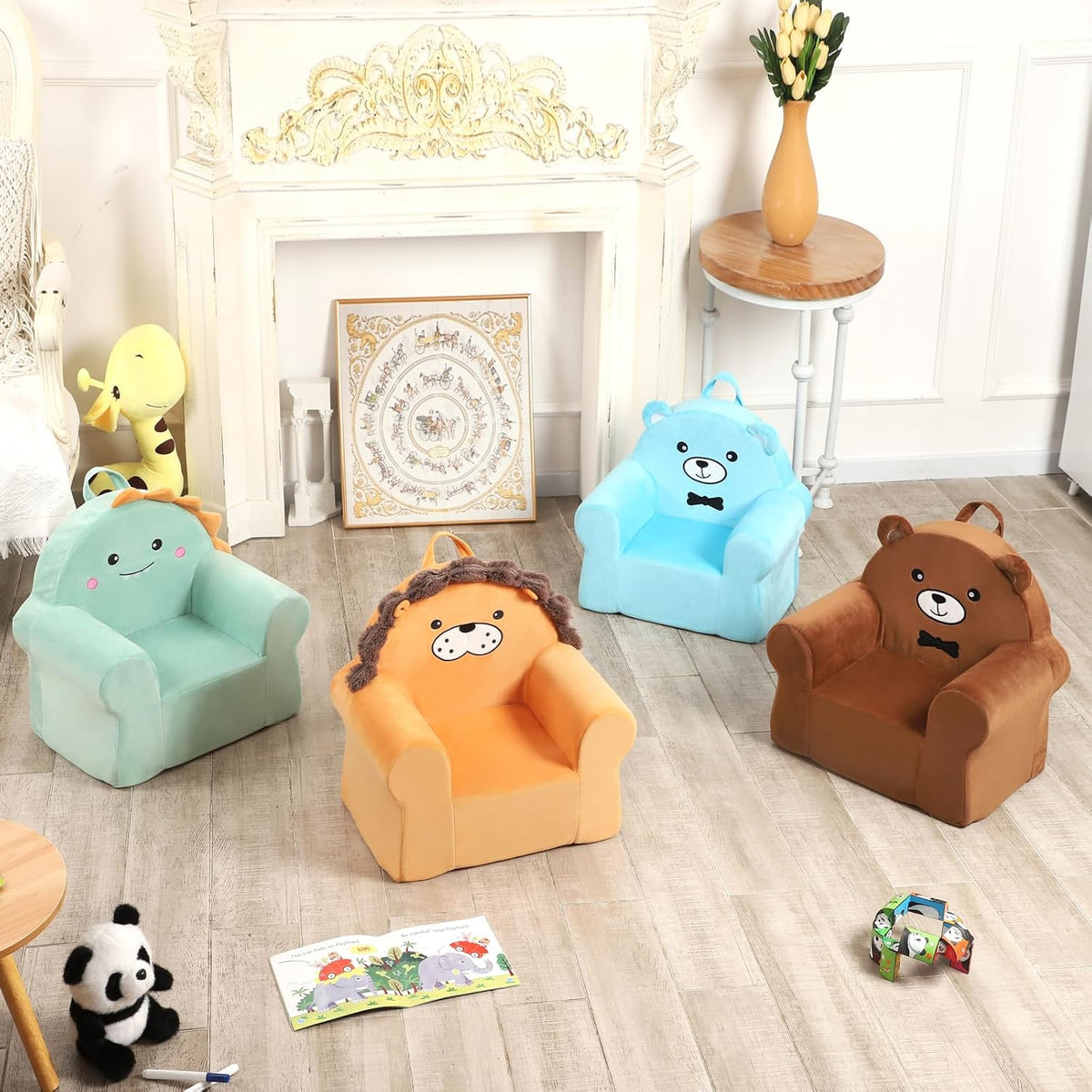 Cuddly Toddler First Chair, Premium Character Chair, Little Lion, 18 Month up to 3 Years
