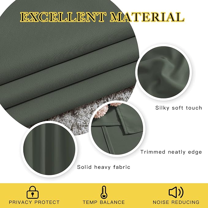 NICETOWN Bedroom Blackout Curtains & Drapes