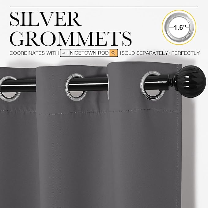 NICETOWN Blackout Curtains Panels