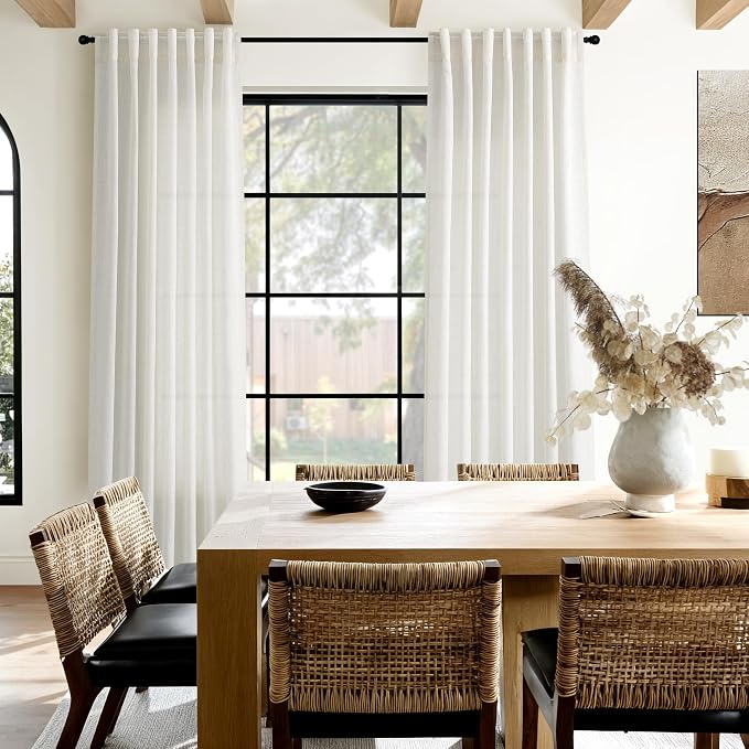 Nanspring Natural Linen Curtains