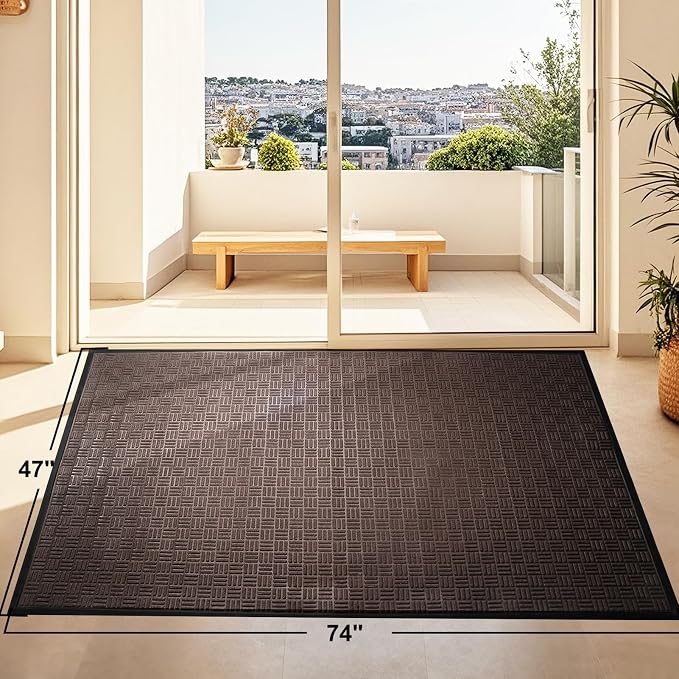 Mibao Front Door Mat, Heavy Duty Durable Welcome Mat