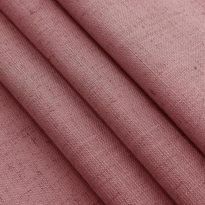 Canyon Rose Linen 144 Inch Curtains